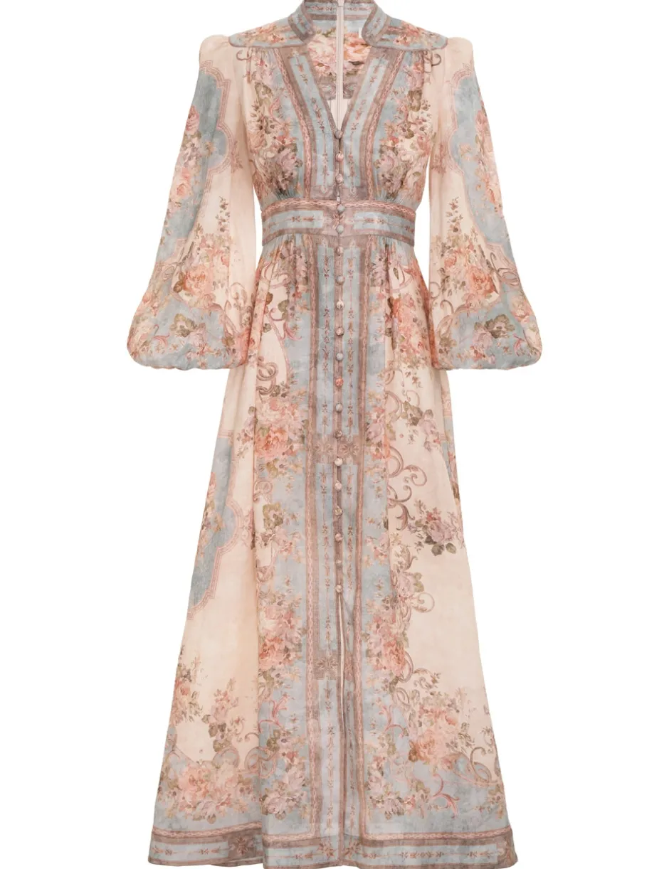 Best ZIMMERMANN August Plunge Midi Dress