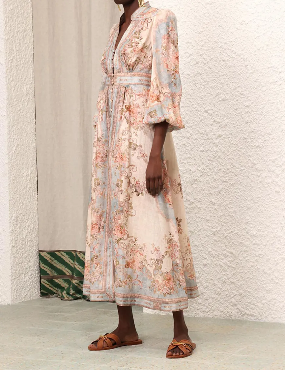 Best ZIMMERMANN August Plunge Midi Dress