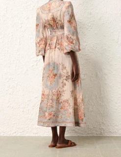 Best ZIMMERMANN August Plunge Midi Dress