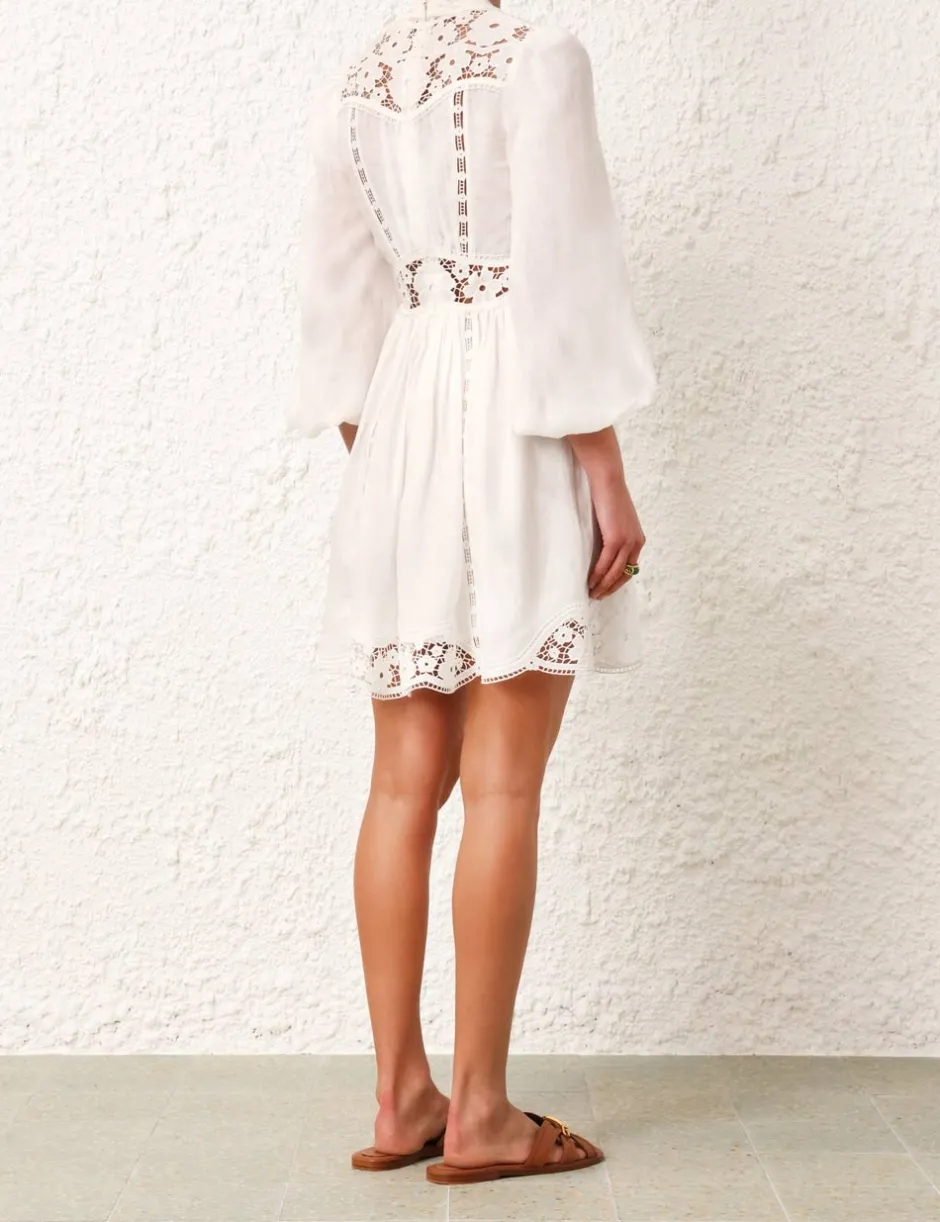 Outlet ZIMMERMANN August Plunge Mini Dress