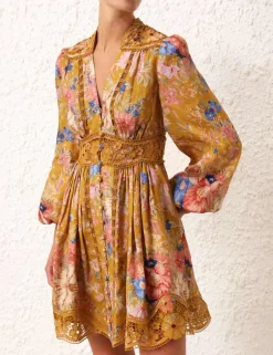 Discount ZIMMERMANN August Plunge Mini Dress