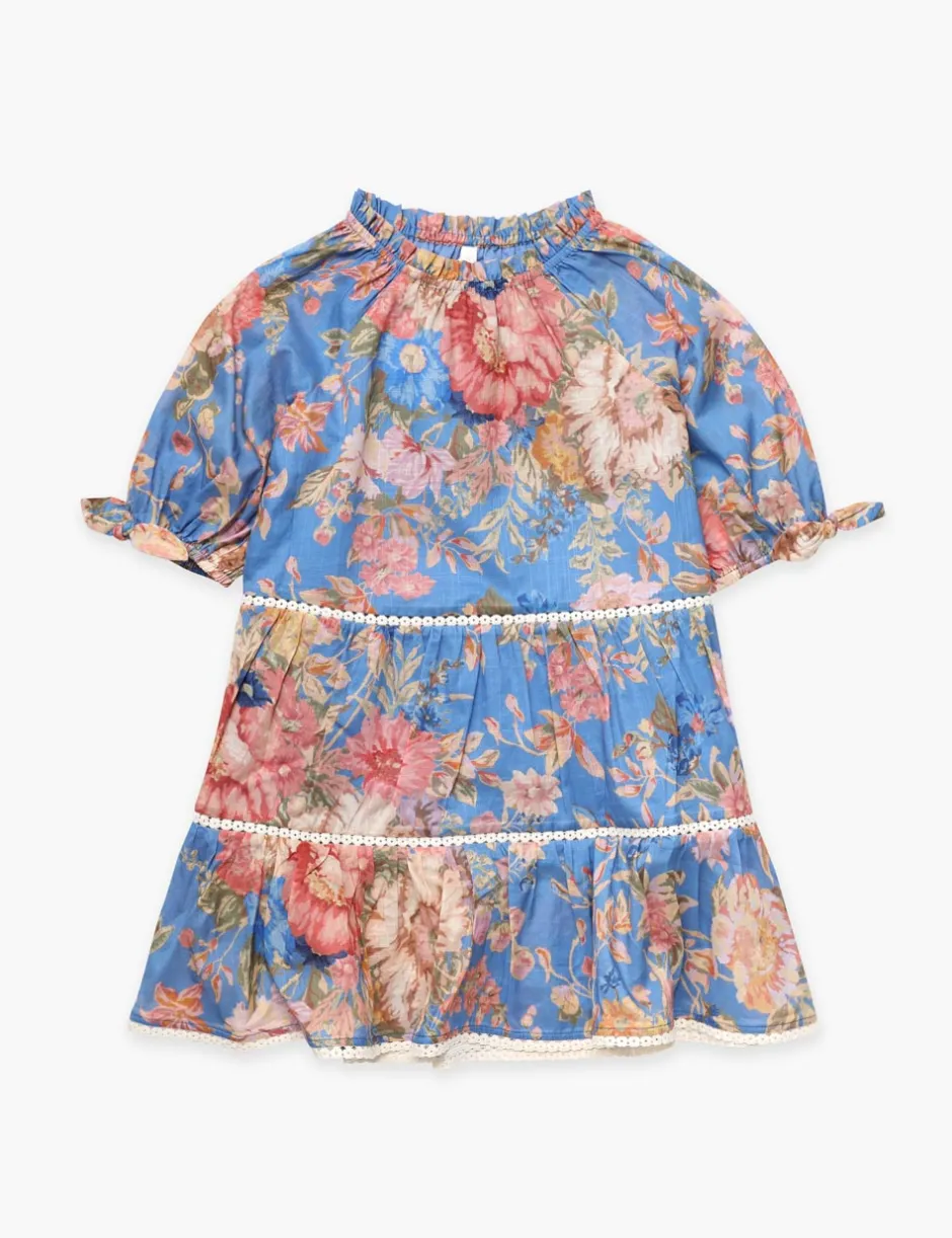 Sale ZIMMERMANN August Puff Sleeve Mini Dress