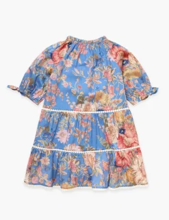 Sale ZIMMERMANN August Puff Sleeve Mini Dress