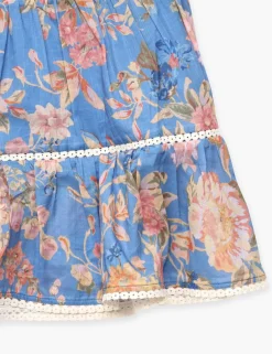 Sale ZIMMERMANN August Puff Sleeve Mini Dress