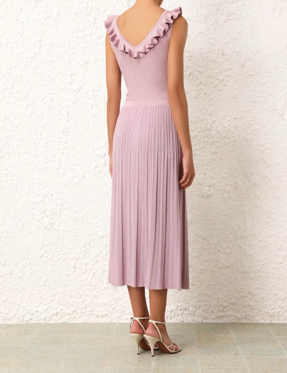 Best ZIMMERMANN August Rib Midi Skirt