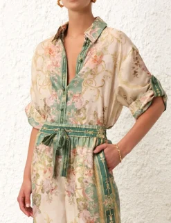 Sale ZIMMERMANN August Short Sleeve Shirt