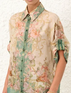 Sale ZIMMERMANN August Short Sleeve Shirt