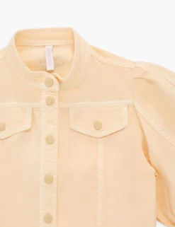 New ZIMMERMANN August Utility Denim Top