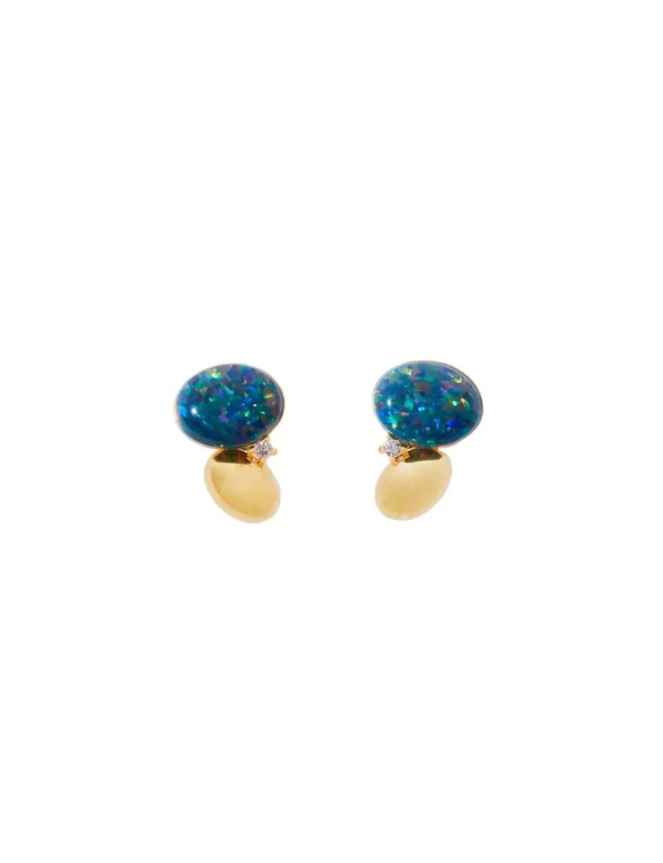 New ZIMMERMANN Austral Collage Studs
