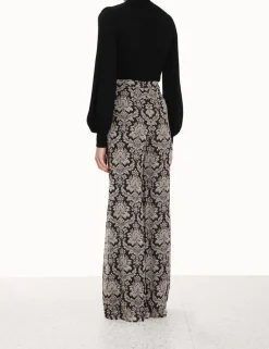 Outlet ZIMMERMANN Blouson Tie-Neck Sweater