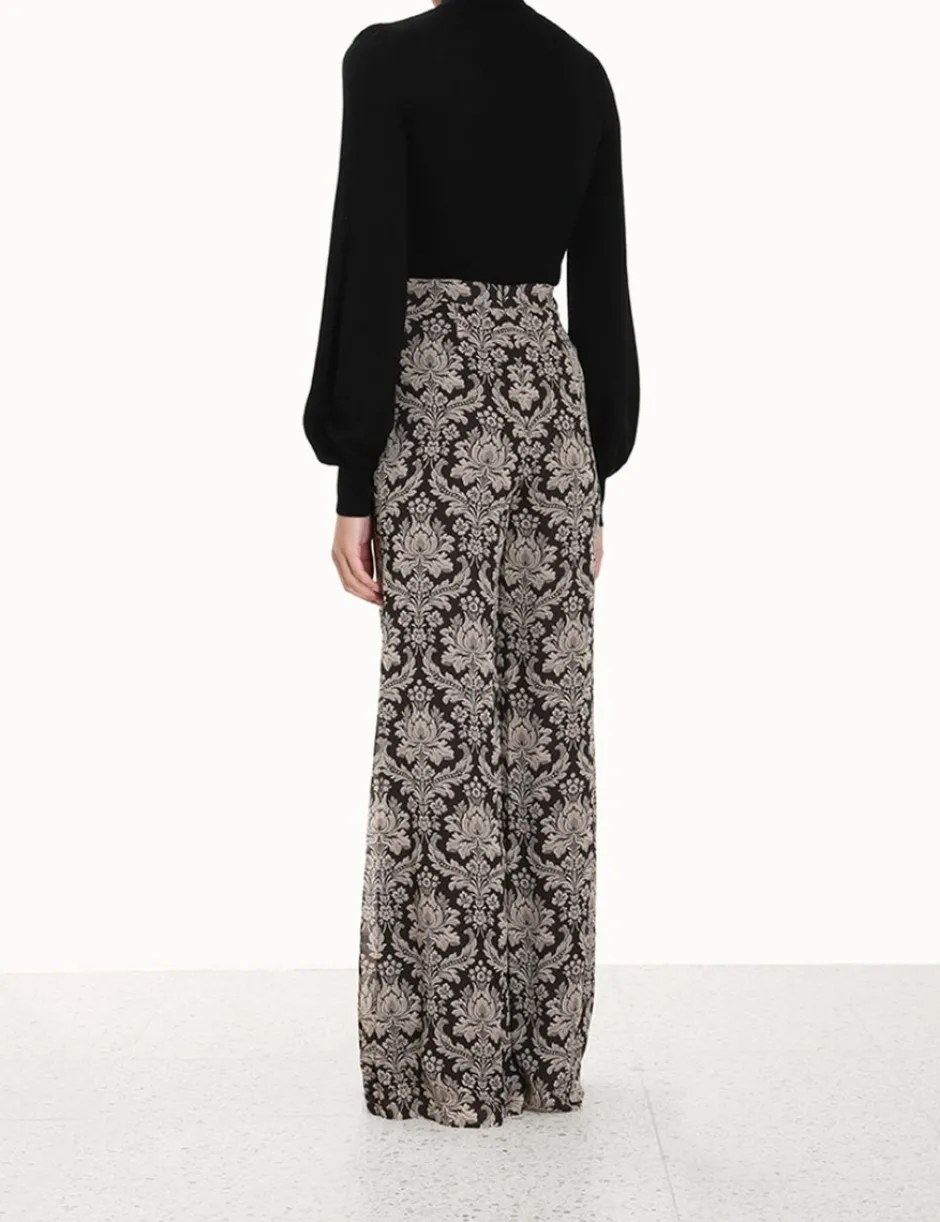 Outlet ZIMMERMANN Blouson Tie-Neck Sweater