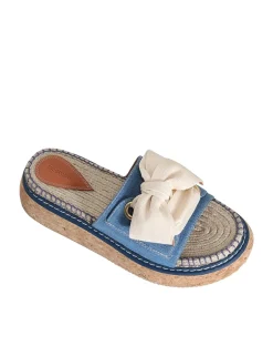 New ZIMMERMANN Bow Flatform Espadrille