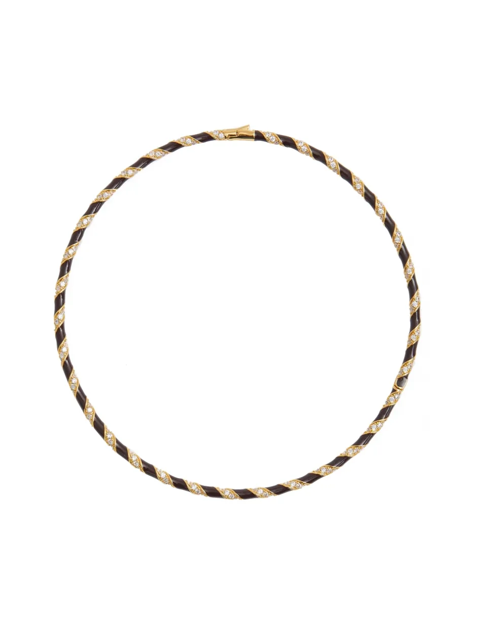 Outlet ZIMMERMANN Candy Stripe Pave Choker