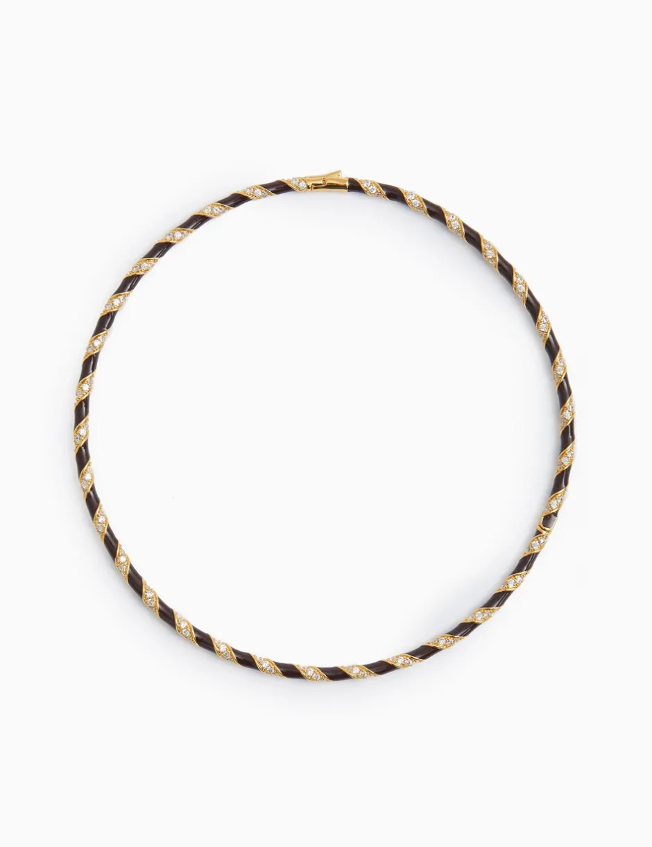 Outlet ZIMMERMANN Candy Stripe Pave Choker