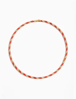 Outlet ZIMMERMANN Candy Stripe Pave Choker
