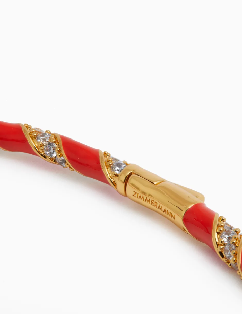 Outlet ZIMMERMANN Candy Stripe Pave Choker