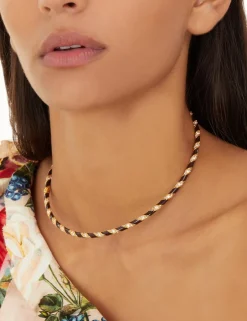 Clearance ZIMMERMANN Candy Stripe Pave Choker