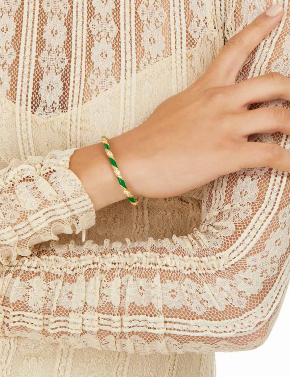 New ZIMMERMANN Candy Stripe Pave Cuff