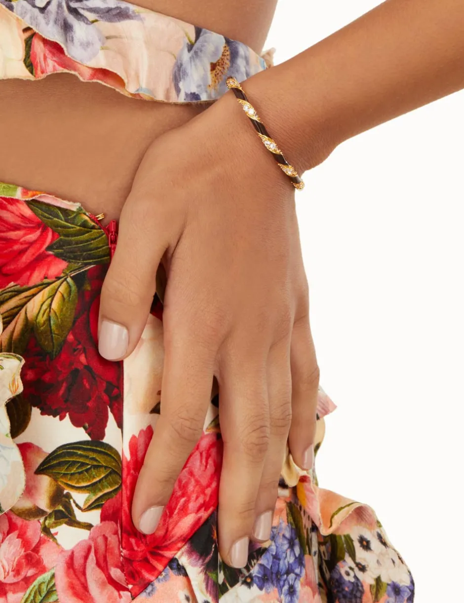 Discount ZIMMERMANN Candy Stripe Pave Cuff