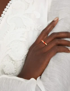 Hot ZIMMERMANN Candy Stripe Pave Ring