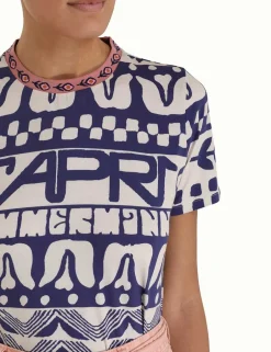 Best ZIMMERMANN Capri Straight Fit Tee