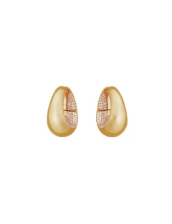 Outlet ZIMMERMANN Carved Pave Hoops