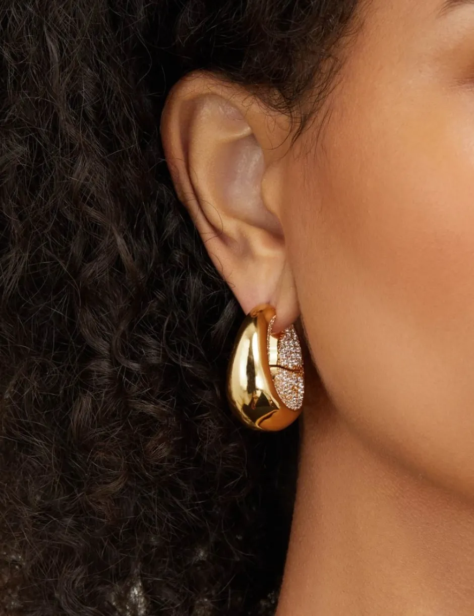 Sale ZIMMERMANN Carved Pave Hoops