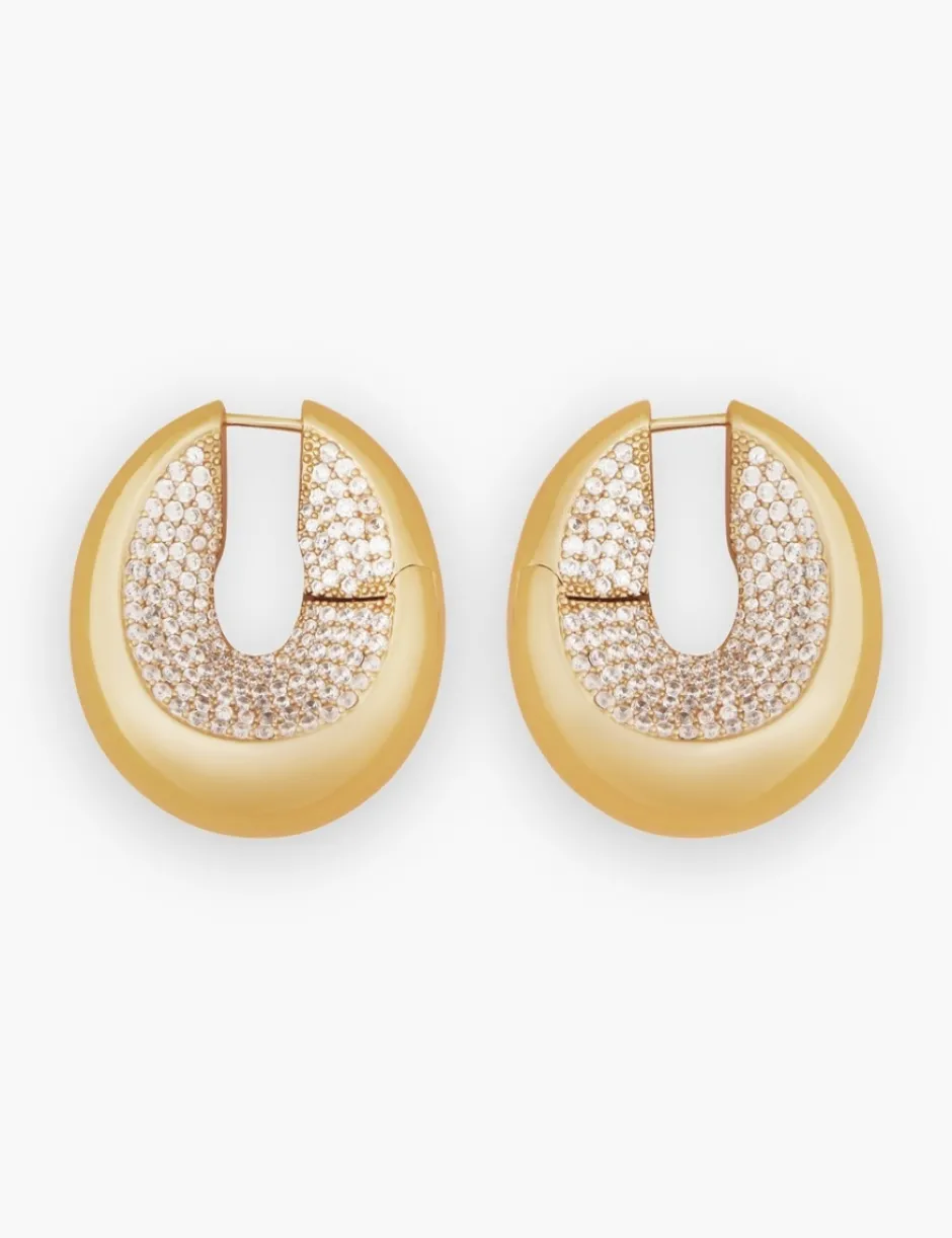 Sale ZIMMERMANN Carved Pave Hoops