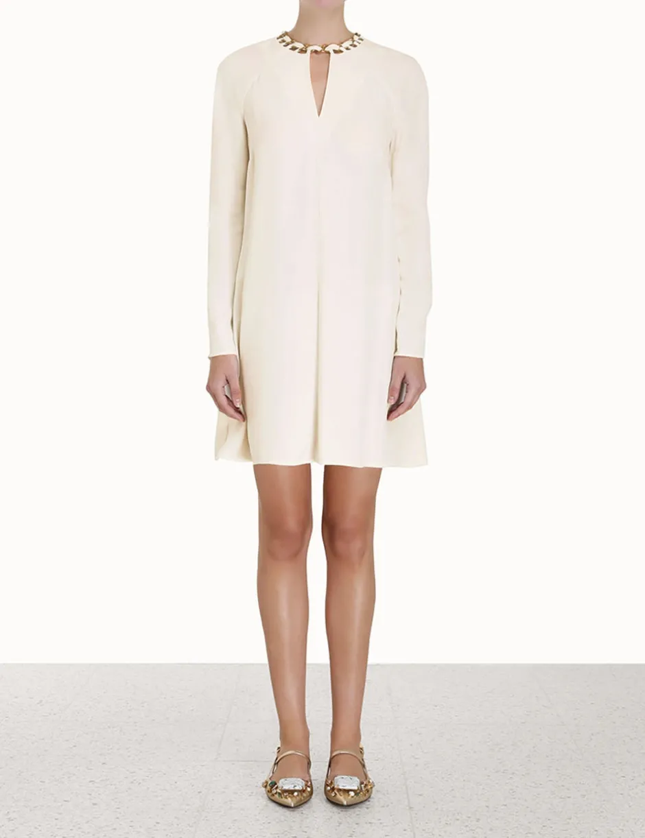 Best ZIMMERMANN Chain Embellished Mini Dress