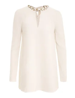 Clearance ZIMMERMANN Chain Embellished Tunic Top