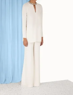 Clearance ZIMMERMANN Chain Embellished Tunic Top