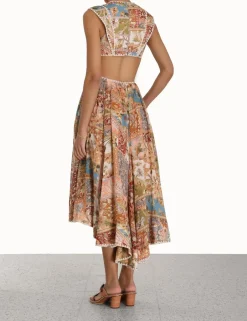 Discount ZIMMERMANN Chintz Asymmetric Dress