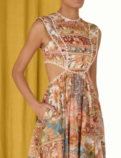 Discount ZIMMERMANN Chintz Asymmetric Dress