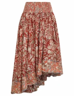 Online ZIMMERMANN Chintz Asymmetrical Skirt