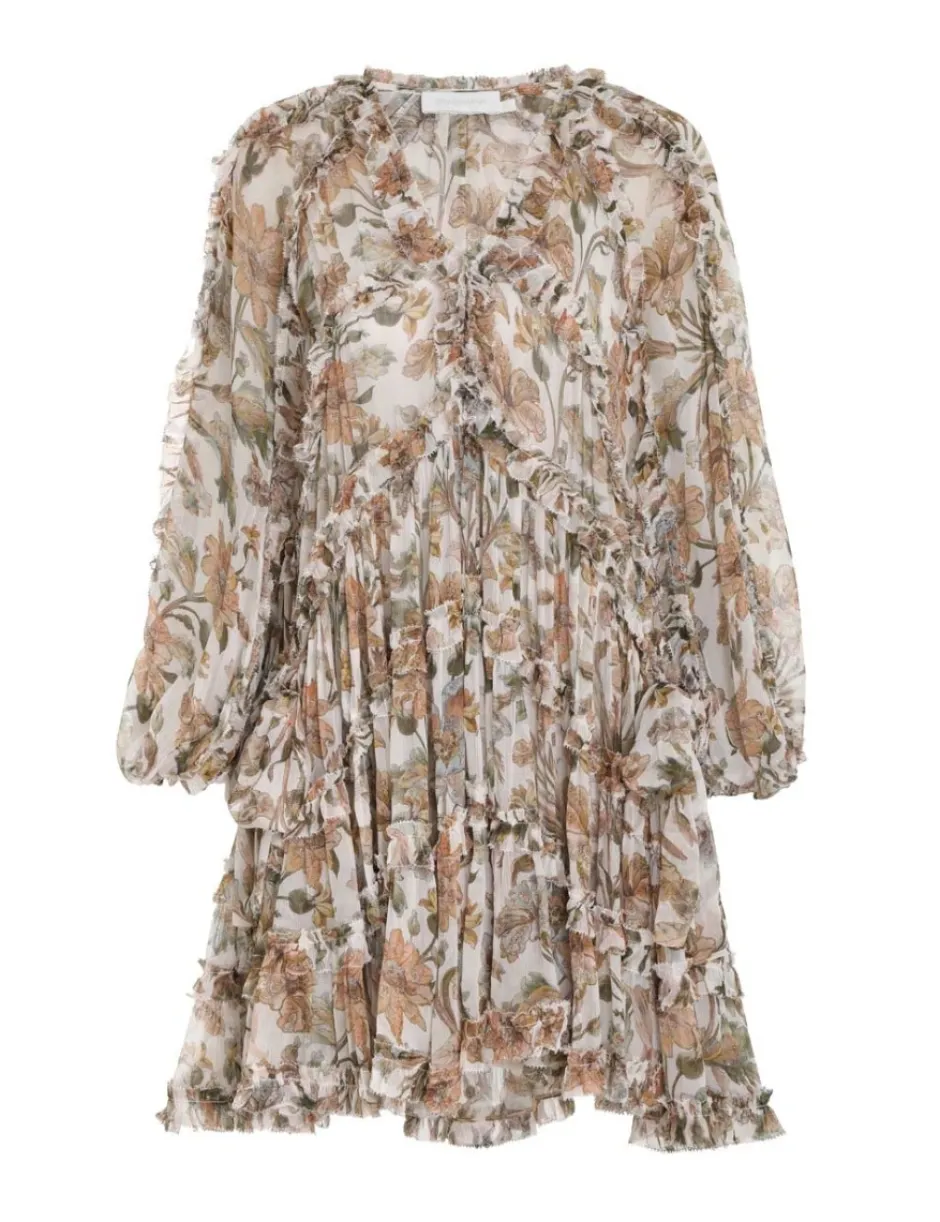 Clearance ZIMMERMANN Chintz Billow Frill Mini Dress