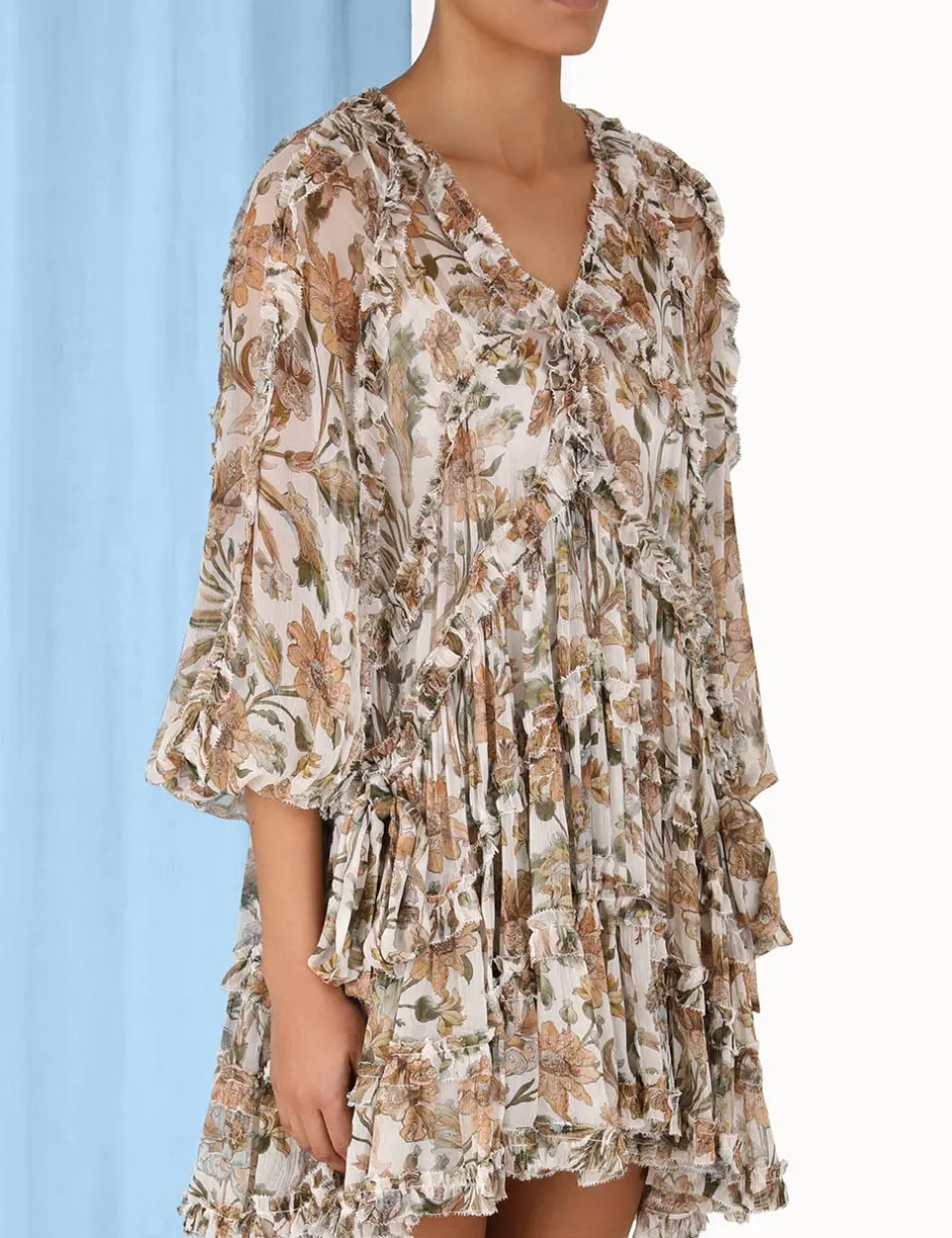 Clearance ZIMMERMANN Chintz Billow Frill Mini Dress