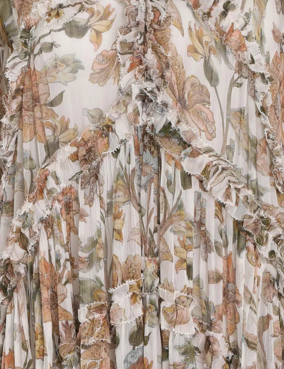 Clearance ZIMMERMANN Chintz Billow Frill Mini Dress