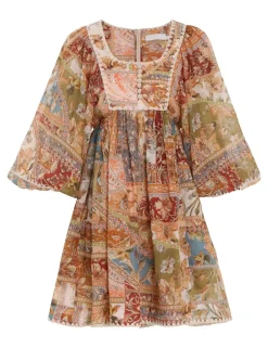 New ZIMMERMANN Chintz Billow Mini Dress
