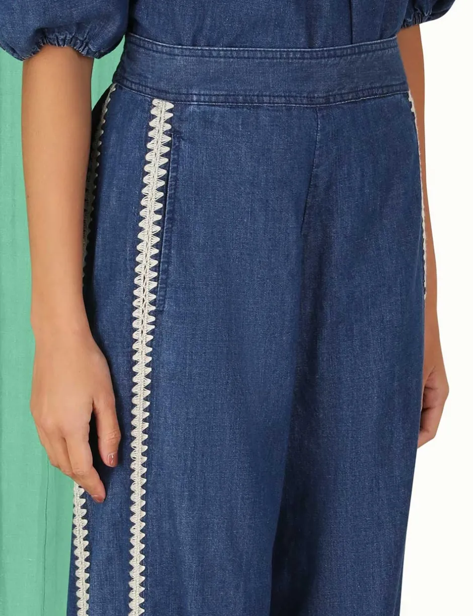 Clearance ZIMMERMANN Chintz Denim Harem Pant