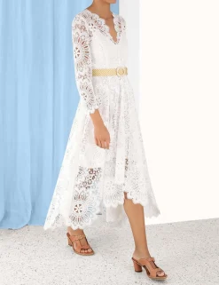 ZIMMERMANN Chintz Doily Lace Dress