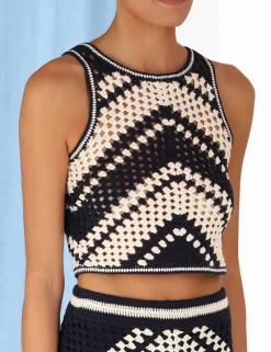 Discount ZIMMERMANN Chintz Hand Crochet Tank