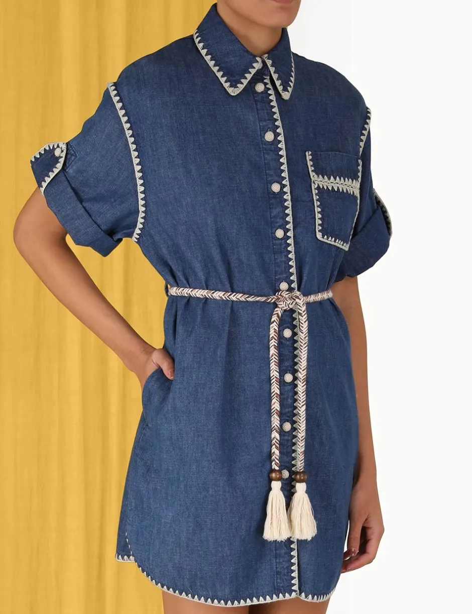 Hot ZIMMERMANN Chintz Mini Shirt Dress