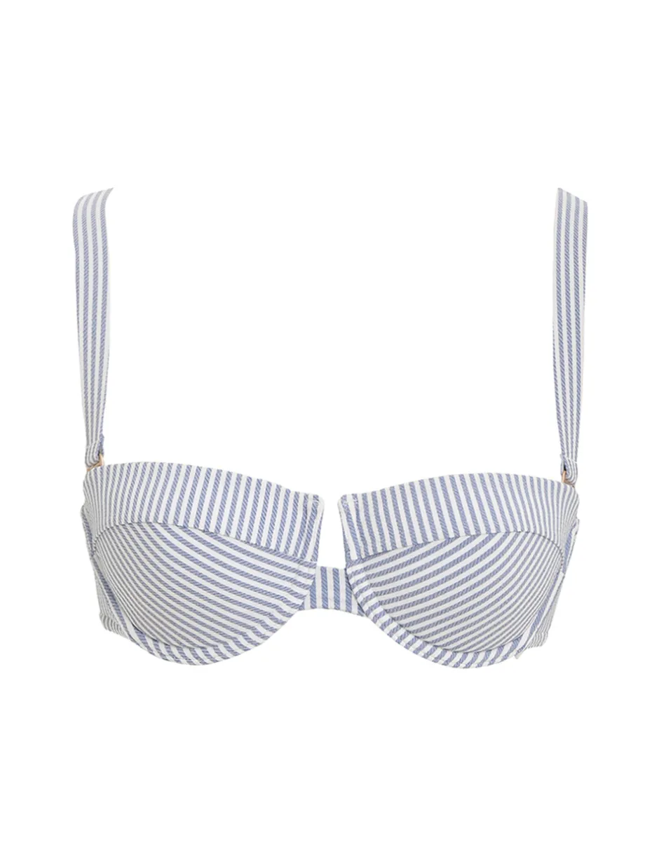 Hot ZIMMERMANN Chintz Stripe Balconette Bra