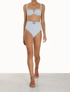 Hot ZIMMERMANN Chintz Stripe Balconette Bra
