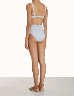 Hot ZIMMERMANN Chintz Stripe Balconette Bra