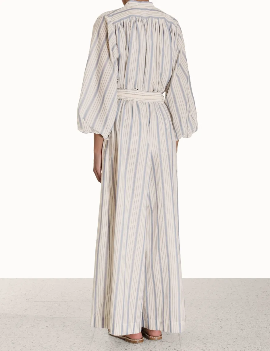 ZIMMERMANN Chintz Striped Billow Blouse