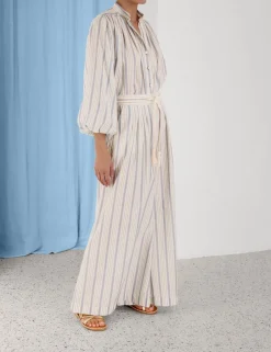 Clearance ZIMMERMANN Chintz Striped Relaxed Pant