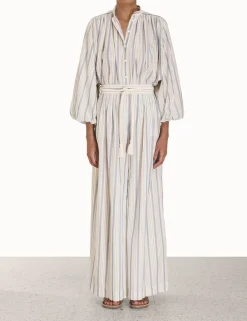 Sale ZIMMERMANN Chintz Striped Relaxed Pant