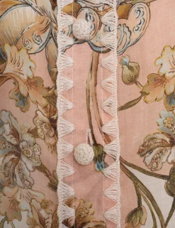 Online ZIMMERMANN Chintz Tie Neck Blouse