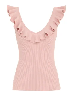 Discount ZIMMERMANN Chintz V-Neck Frill Tank